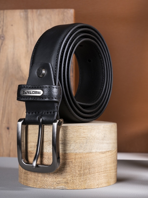 

Red Tape Men Black Leather Belt