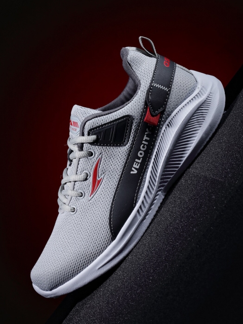 

ASIAN Men Grey Mesh Running Non-Marking Shoes