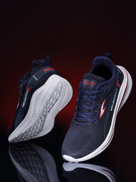 

ASIAN Men Navy Blue Mesh Running Non-Marking Shoes