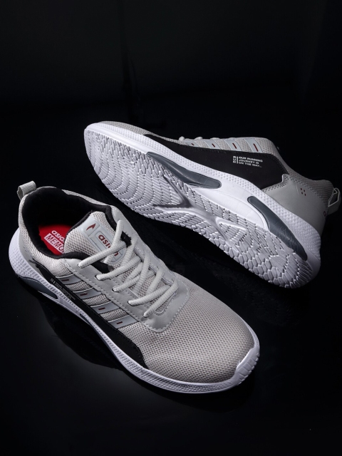 

ASIAN Men Grey Mesh Running Non-Marking Shoes