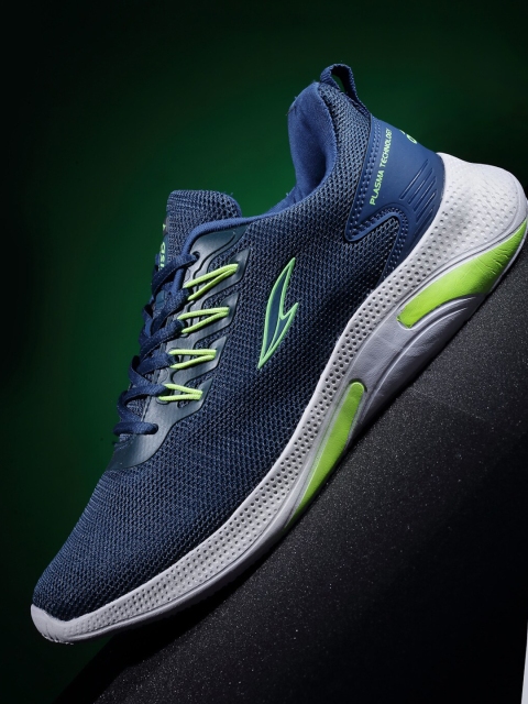

ASIAN Men Turquoise Blue Mesh Running Non-Marking Shoes