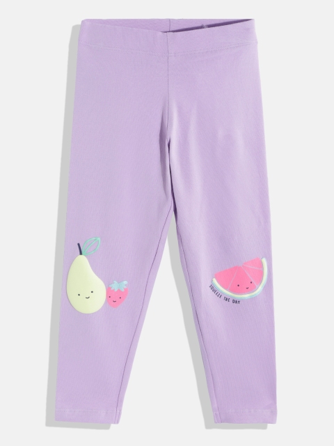 

Marks & Spencer Girls Lavender Solid Leggings