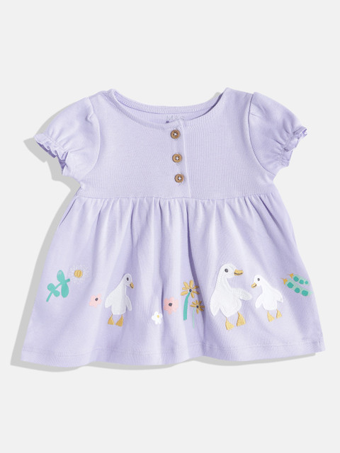 

Marks & Spencer Lavender Applique Dress