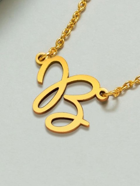

Pipa Bella 18K Gold-Plated 'B' Initial Pendant Necklace
