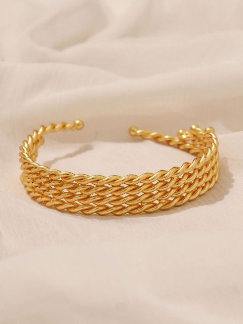 

Pipa Bella Women Gold-Toned Brass Gold-Plated Multistrand Bracelet