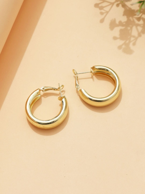

Pipa Bella Gold-Plated Circular Hoop Earrings