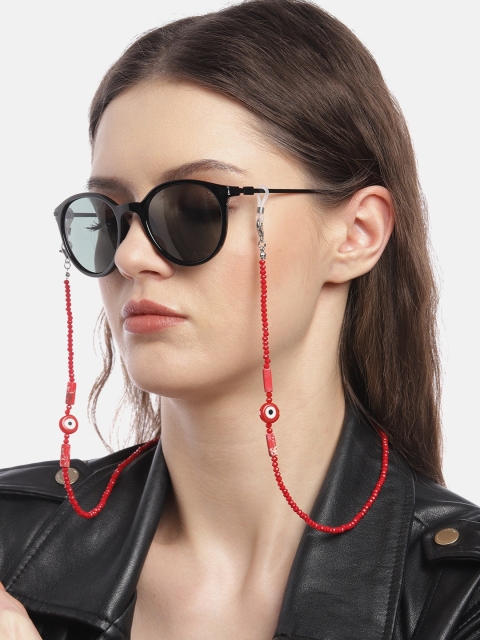 

Pipa Bella Red Gold-Plated Beaded Evil Eye Sunglass & Mask Chain