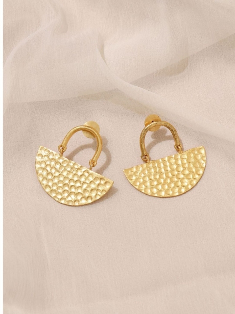 

Pipa Bella Gold-Toned Contemporary Drop Earrings
