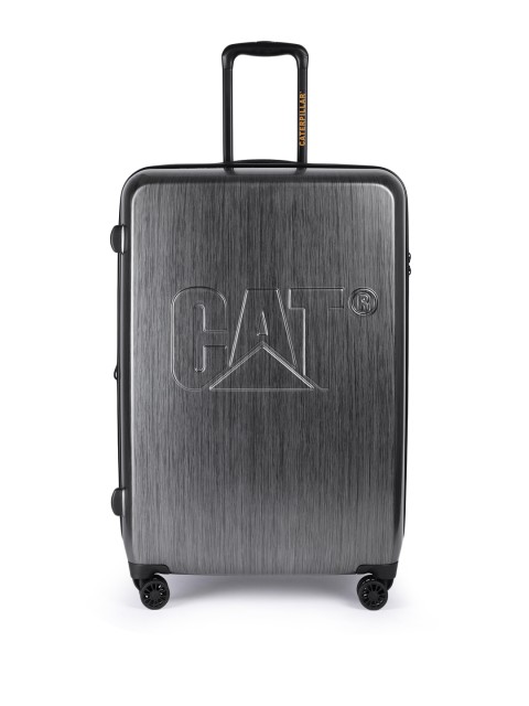 

Cat-D Unisex Grey Solid 4 Wheels 360-Degree Rotation Trolley Bag