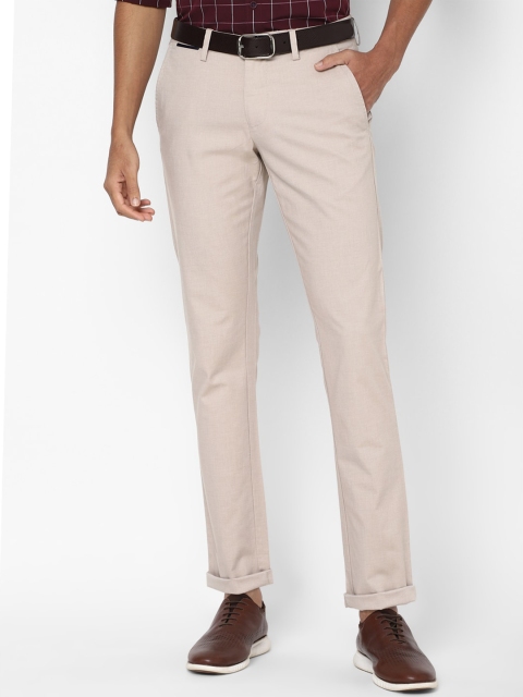 

Allen Solly Men Beige Slim Fit Chinos Trousers
