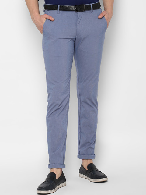 

Allen Solly Men Blue Slim Fit Casual Trousers