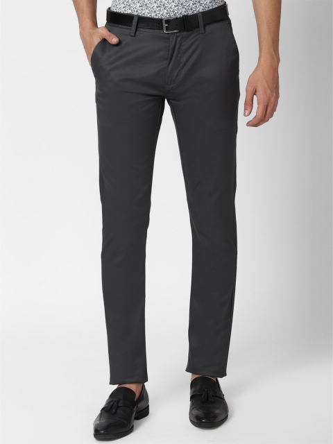 

Peter England Casuals Men Grey Skinny Fit Trousers