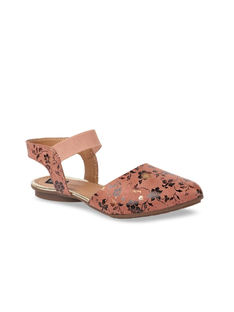

Shoetopia Women Pink Textured Ballerinas Flats