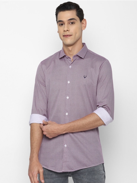 

Allen Solly Men Maroon Slim Fit Casual Shirt