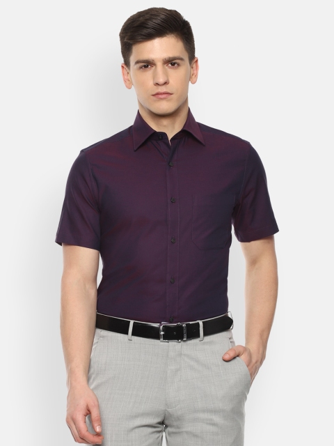 

Louis Philippe Men Purple Formal Shirt