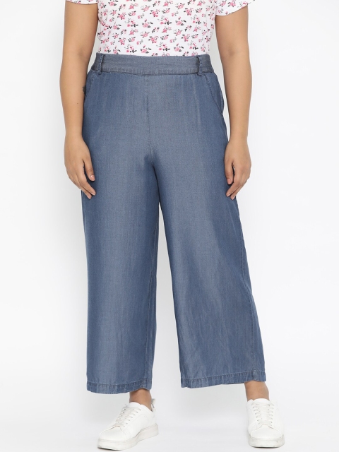 

The Pink Moon Women Blue Palazzos