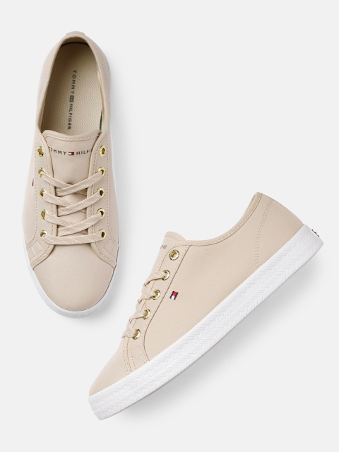 

Tommy Hilfiger Women Beige Sneakers