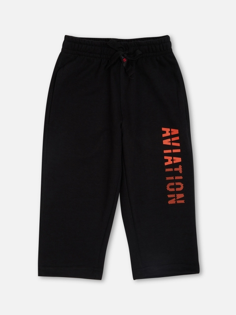 

Sweet Dreams Boys Black Typography Printed Regular Fit Shorts