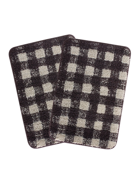 

Saral Home Brown & Beige Rectangular Bath Rug