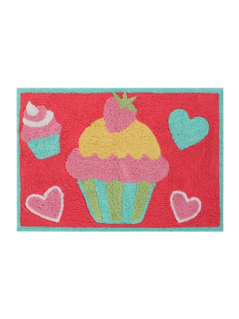 

Saral Home Pink Rectangular Bath Rug