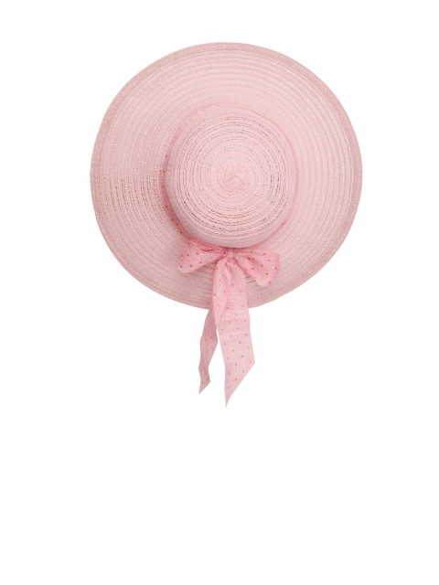 

FabSeasons Women Pink Woven Design Sun Hat