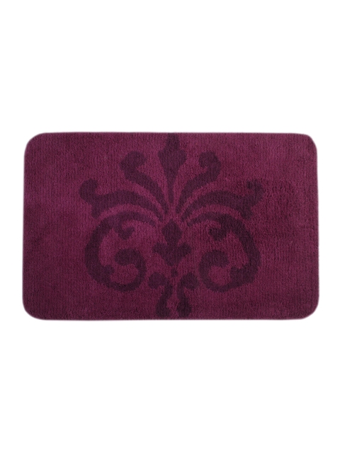 

Saral Home Purple Rectangular Bath Rug