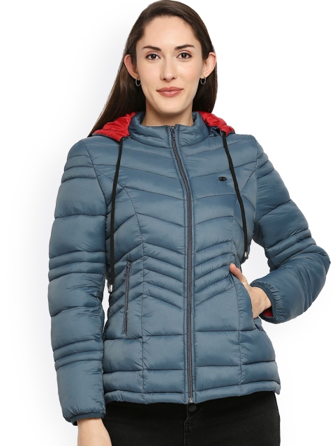 

Zeel Women Blue Lightweight Puffer Jacket