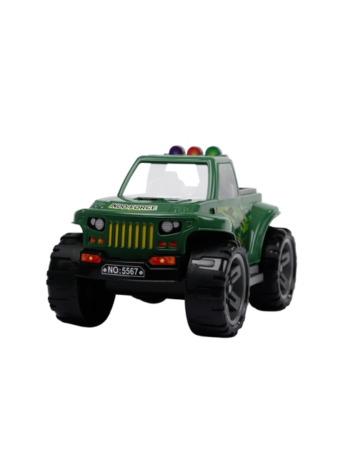 

UNITED AGENCIES Kids Green & Black Indo Force Jeep Toy Vehical