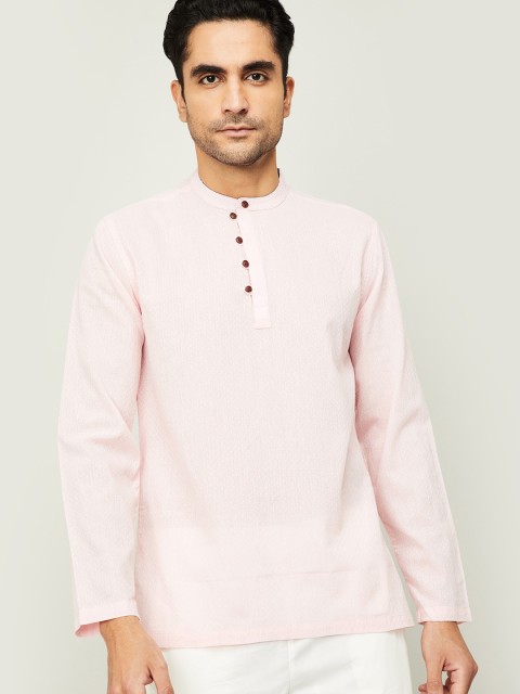 

Melange by Lifestyle Men Pink Kurta