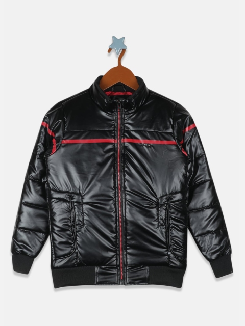 

Monte Carlo Boys Black Geometric Lightweight Bomber Jacket