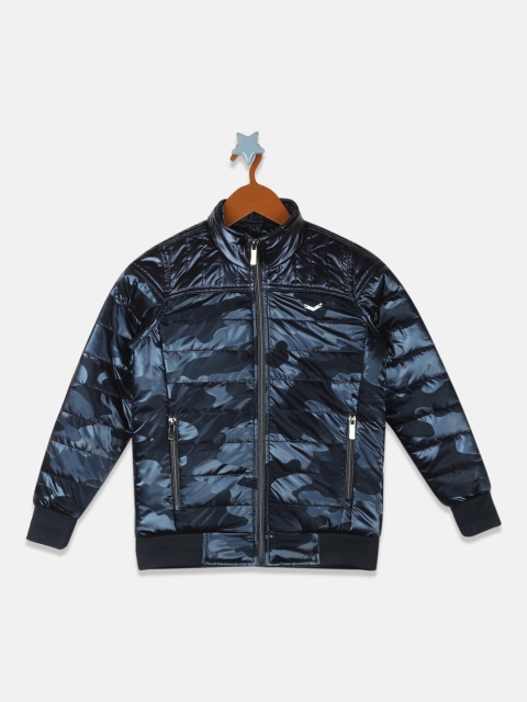 

Monte Carlo Boys Blue Camouflage Lightweight Bomber Jacket