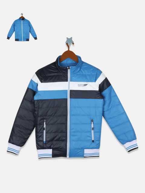 

Monte Carlo Boys Blue Colourblocked Reversible Puffer Jacket