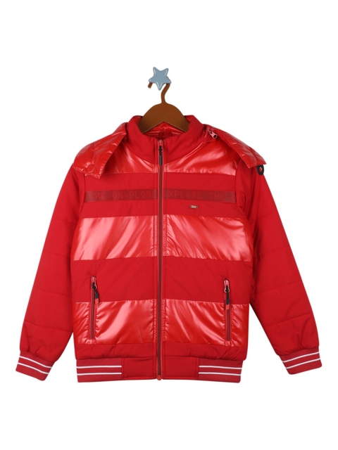 

Monte Carlo Boys Red Solid Lightweight Bomber Jacket