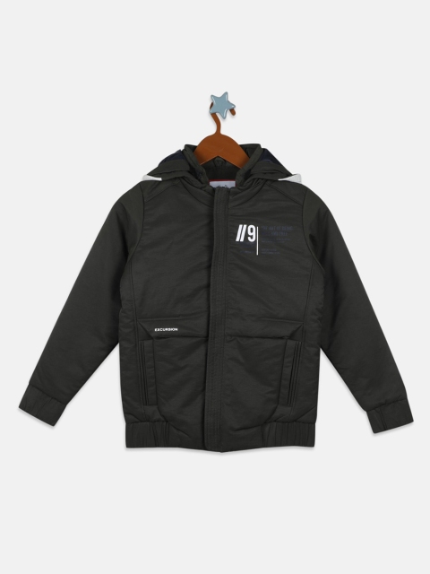 

Monte Carlo Boys Olive Green Lightweight Hooded Jacket