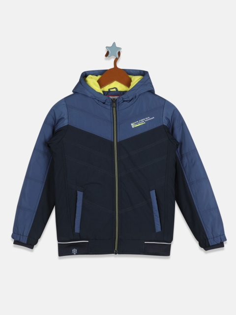 

Monte Carlo Boys Blue Colourblocked Lightweight Padded Jacket