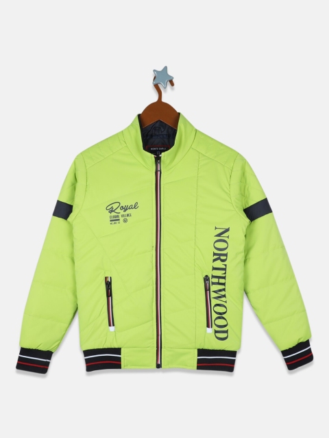 

Monte Carlo Boys Green Lightweight Bomber with Patchwork Jacket