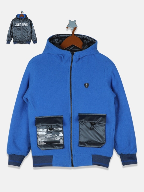 

Monte Carlo Boys Grey & Blue Reversible Bomber