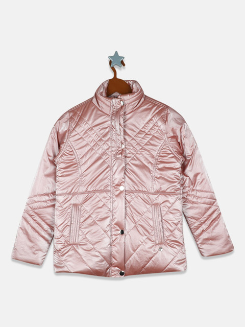 

Monte Carlo Girls Pink Lightweight Quilted Jacket