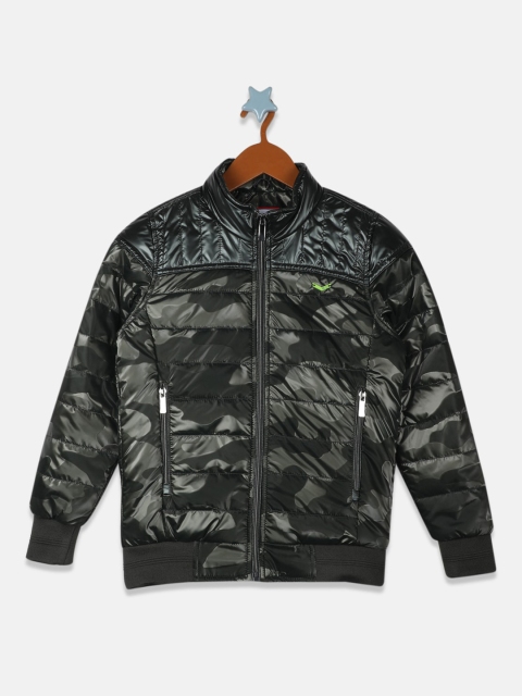 

Monte Carlo Boys Black Camouflage Lightweight Bomber Jacket