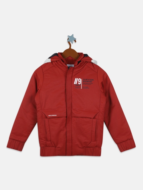 

Monte Carlo Boys Red Camouflage Lightweight Bomber with Patchwork Jacket