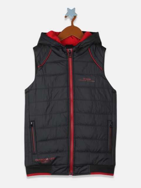 

Monte Carlo Boys Black & Red Lightweight Puffer Jacket
