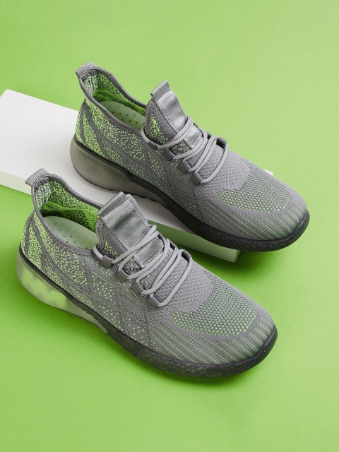 

Forca by Lifestyle Men Grey Woven Design Sneakers