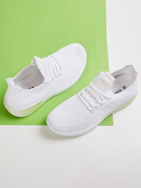 

Forca by Lifestyle Men White Woven Design Sneakers