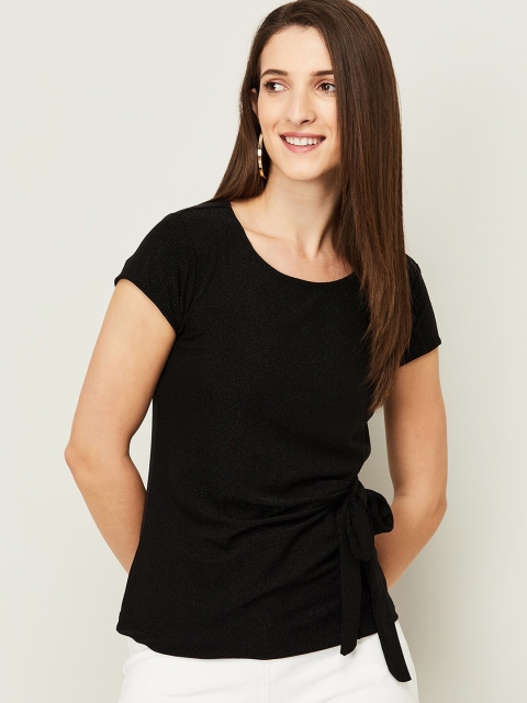 

CODE by Lifestyle Black Solid Top