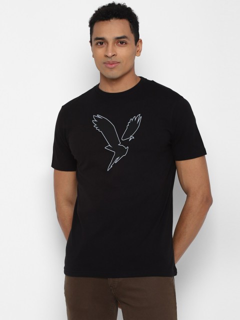 

AMERICAN EAGLE OUTFITTERS Men Black Printed T-shirt