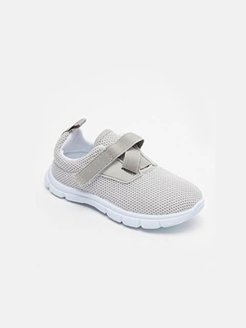 

shoexpress Boys Grey Textile Walking Non-Marking Shoes