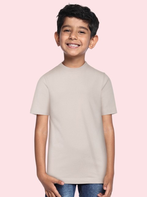 

METRO KIDS COMPANY Boys Off White T-shirt