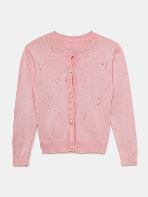 

Hopscotch Girls Pink Cardigan