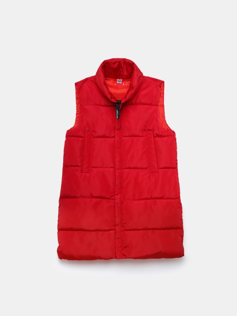 

Hopscotch Girls Red Longline Padded Jacket