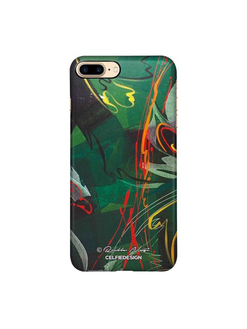 

CelfieDesign Green Srokes Of Life iPhone 8 plus Sleek Back Case